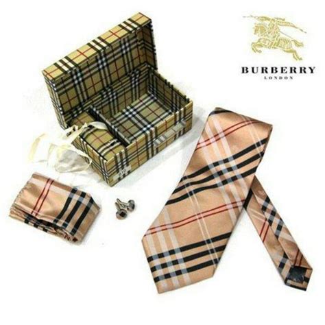 men's burberry ties|Burberry cufflinks for men.